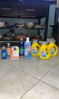 Tide, Suavitel, Glade, Palmolive, Softsoap, Dawn