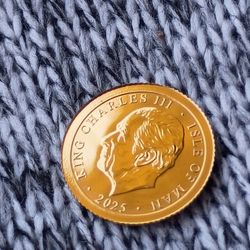 2025 Isle of Man Half Gram Gold Angel BU/Proof