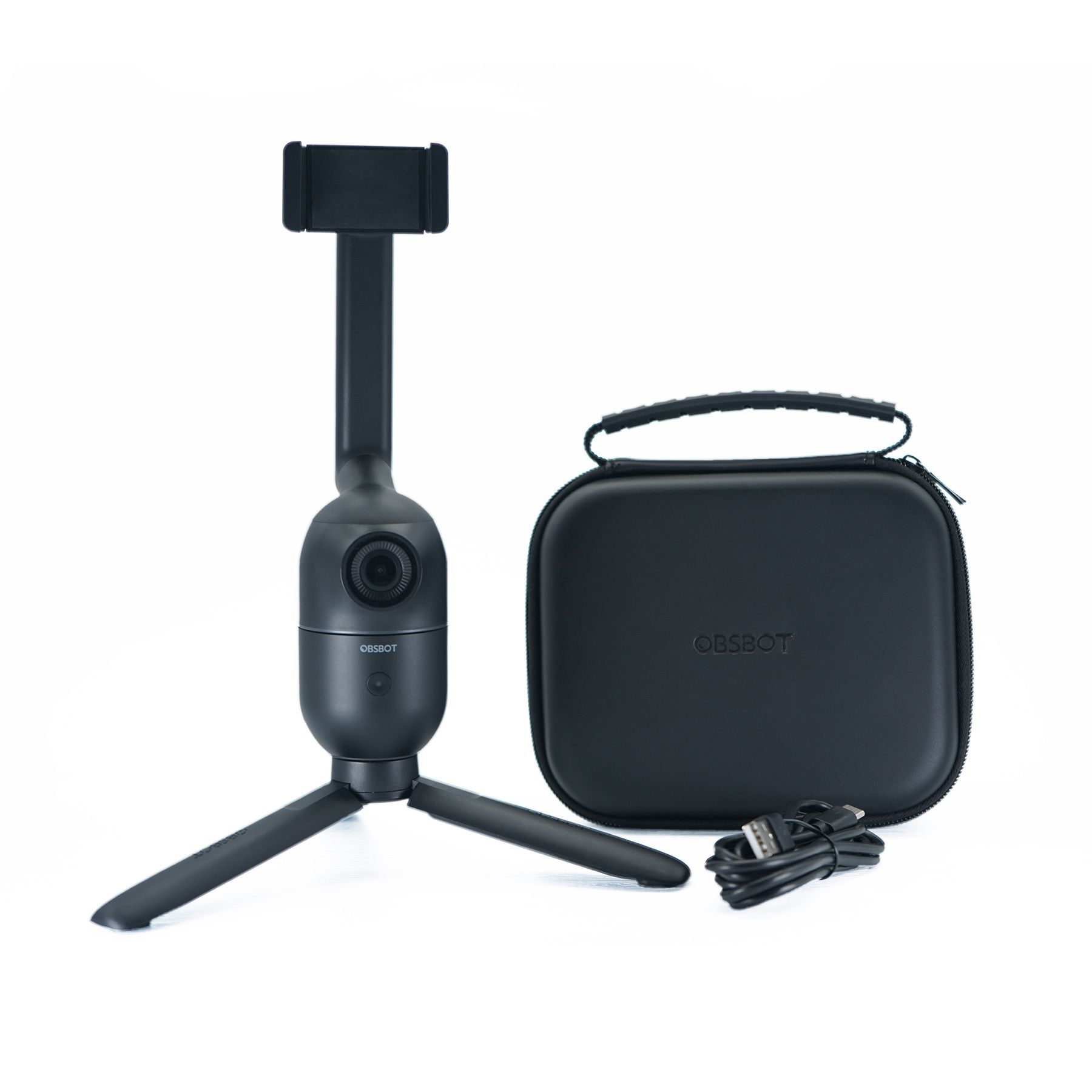 OBSBOT Me AI-Powered Auto-Tracking Phone Mount + Carrying Case 