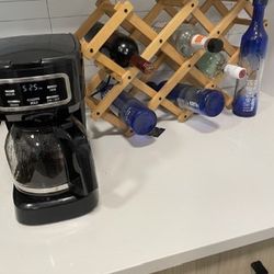 Coffee Maker And Wine Rack
