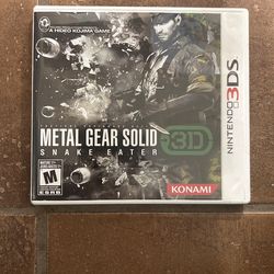 Metal Gear Solid Snake Eater 3D