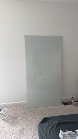 Full length Glass White board