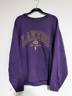 2002 Reebok NBA Lakers Purple Sweater 