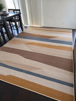 Tumble Oliver Multi 9x12 Washable Area Rug – Like New – Retail $449
