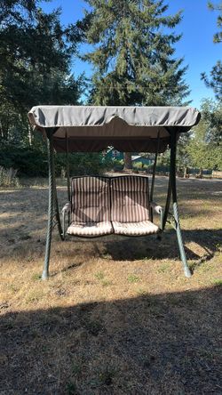 2-Person Patio Swing with Canopy
