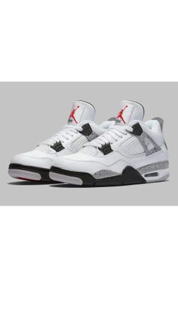 Nike Air Jordan 4 Retro White Cement FV5029-100 Men's Shoes NEW IN HANDsize 10