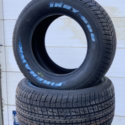 295 50 15= 275 60 15= 4/ NEW TIRES= 1 Year  Warranty FIRESTONE = ⚡️⚡️610$