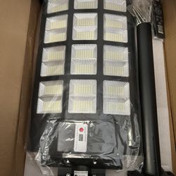 8000W Solar Lights Outdoor - 7000K Solar Street Lights Outdoor, Commercial Solar Parking Lot Lights