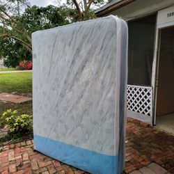 NEW QUEEN PILLOW TOP MATTRESS AND BOX SPRING -- Also Available In All Sizes.