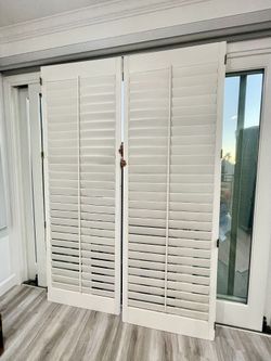 Gorgeous Dreamy White Plantation 🚪 Shutters 