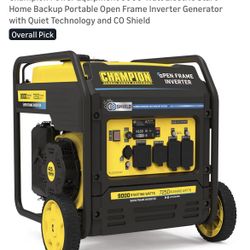 Generator Tri  Fuel  Champion Inverter 