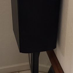 B & W DM602 Loudspeakers With Stands