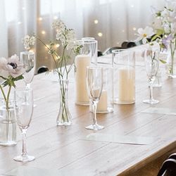 75 Wedding Pillar Candle Holder - 3 Different Heights