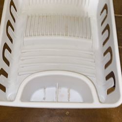 White Dish Rack 