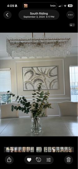 60’x40’ Large Framed Abstract Canvas Wall Art - Neutral / Silver / Gold