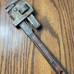 Vintage Proto No.810-10" inch Adjustable Pipe Wrench Drop Forged Steel USA Made