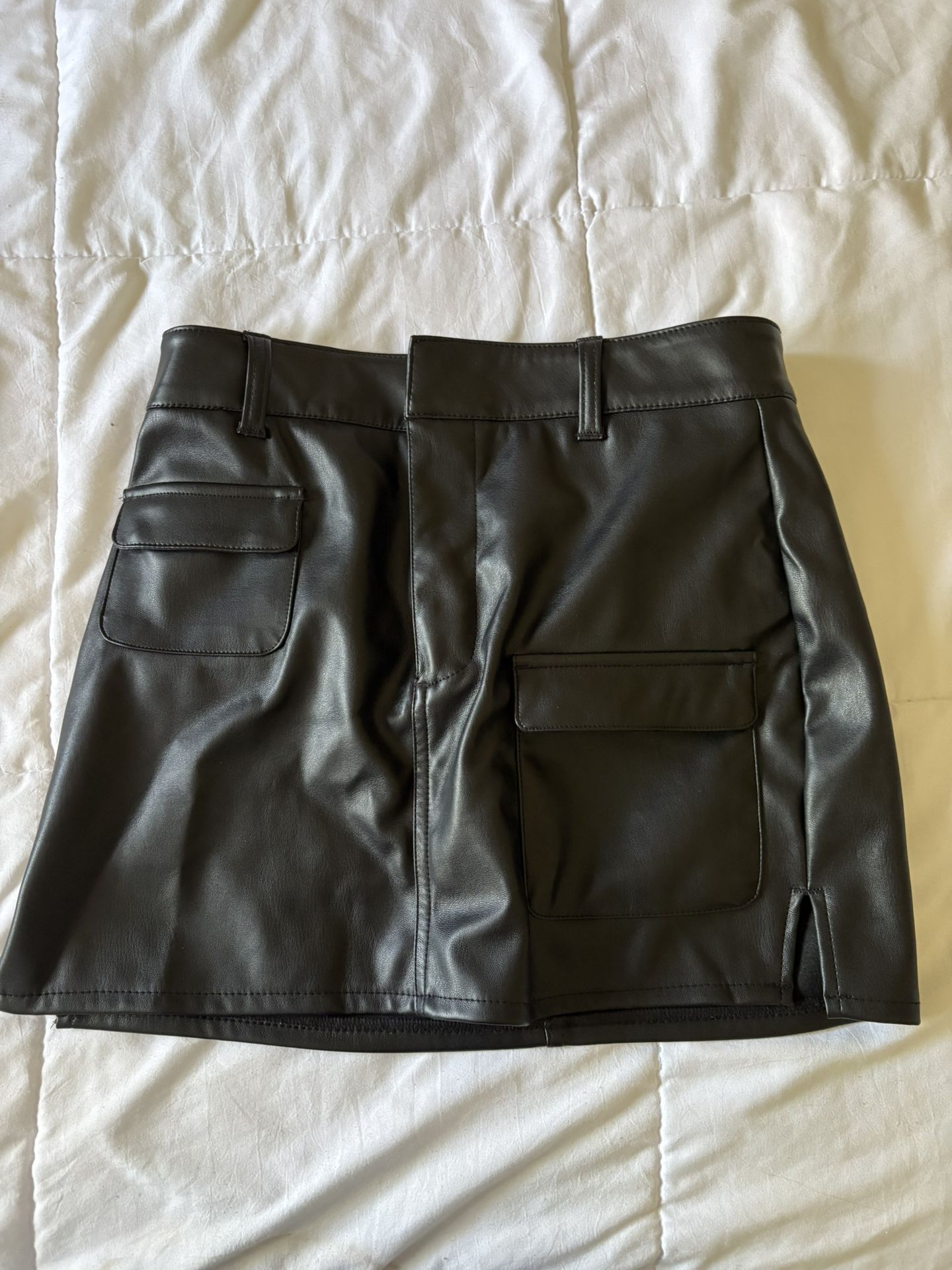 PACSUN LEATHER SKIRT