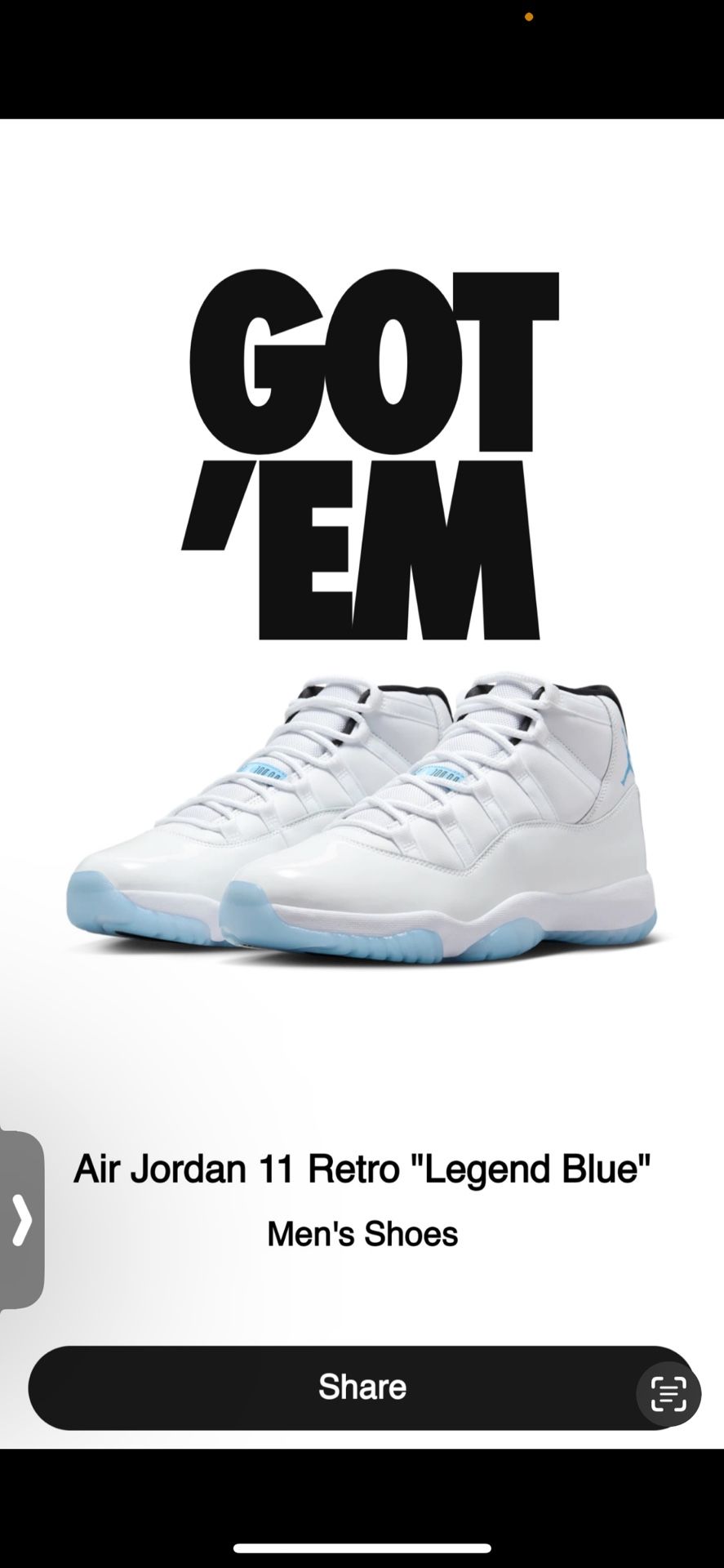 Jordan 11 “Legend Blue”