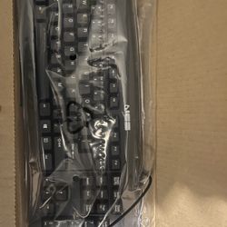 New Genuine NCS USB KU-0325 USB Wired Plug and Play PC Computer Keyboard Black