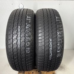 2 Tires 265 60 18 Bridgestone Dueler Ht 840 No Repairs