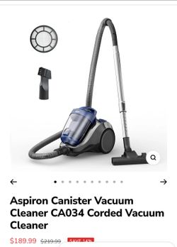 Aspiron CA034 Canister Vacuum Cleaner