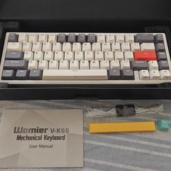 Womier VK66 Wired Mechanical Keyboard Hot Swappable 