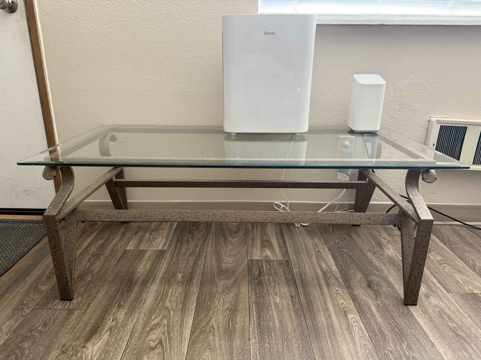 Long Glass Coffee Table
