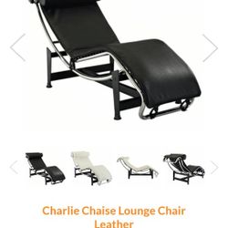 Charlie Chaise Lounge Chair Leather

Old