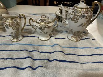 Gold Plated Tea Set