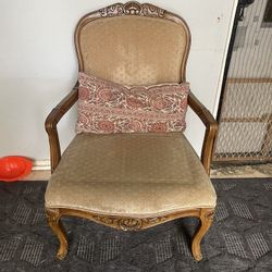 Accent Chair Vintage Antique Style 