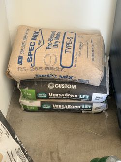Versabond LFT Tile Mortar and Spec Mix Type S