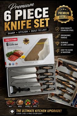 6 PIECE KNIFE SET