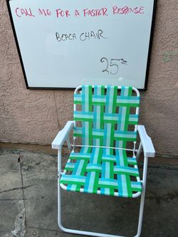 Folding Lawn Beach Chair 2 available