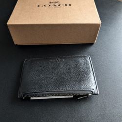 Authentic Coach New York Black Wallet
