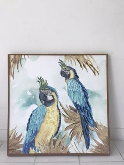 Touchable 3D Art Parrot Portrait 