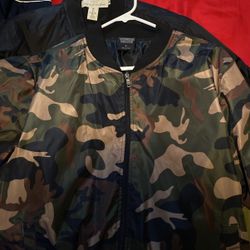 Camo Bomber Jacket 