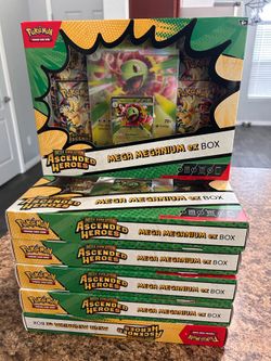 Pokemon Ascended Heroes Mega Meganium Ex Box - New Sealed