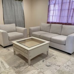 Couches, Table And Chairs