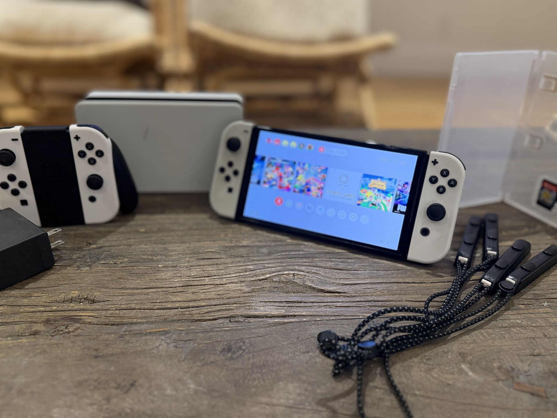 Nintendo Switch OLED Bundle – Pokémon + 10 Games + Extras