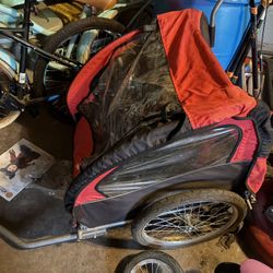 2 Person Bike Trailer/ Jogging Stroller