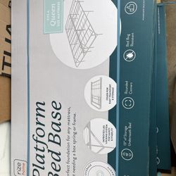 Queen platform, bedframe