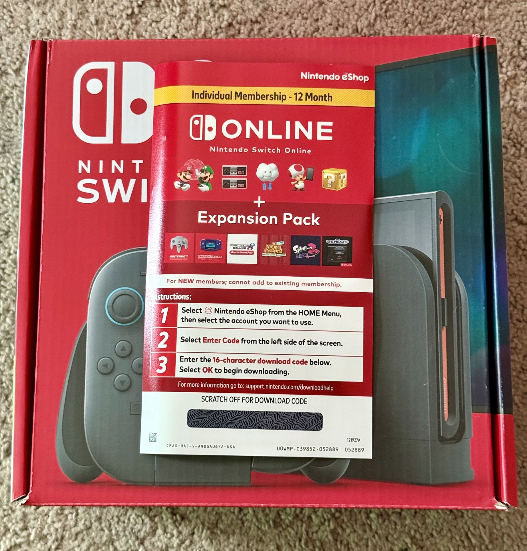 Nintendo Switch 2 + 12 Month Membership