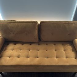 To Seat sofa Bed Orange