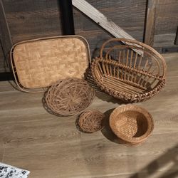 BOHO WICKER ITEMS