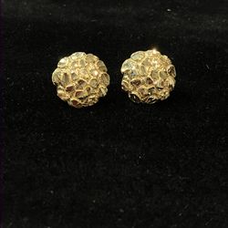 10k gold earrings #110537-2 MJ