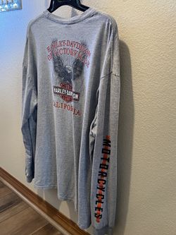 Vintage Harley-Davidson Victorville CA Eagle Long Sleeve Tee - 2XL Very Good! 🏍️