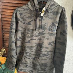 Mens Camouflage Caterpillar Hoodies Sizes S & XL $35 EACH