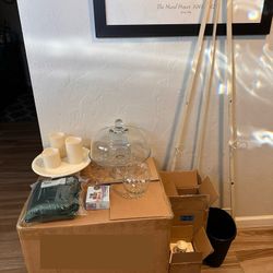 Wedding Haul! - Glasses, lanterns, table runners, cake stands, etc