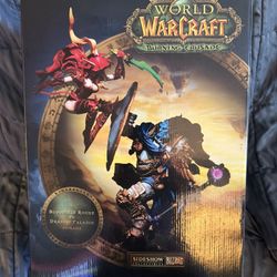 World of Warcraft Burning Crusade Blood Elf Rogue Vs Draenei Paladin Diorama New