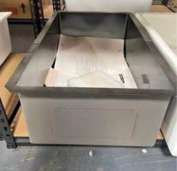 New 30x18x10 Undermount Single Bowl 16 Gauge Stainless Steel Kitchen Sink